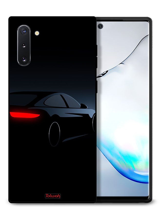Tolwak Samsung Galaxy Note 10 Protective Case Cover Dark Car - Image 1