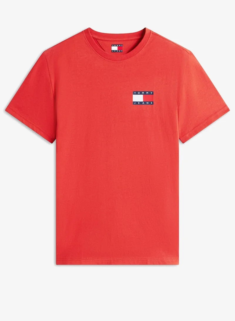 TOMMY JEANS  Logo Slim Jersey Crew Neck T-Shirt for Men | Best Price UAE