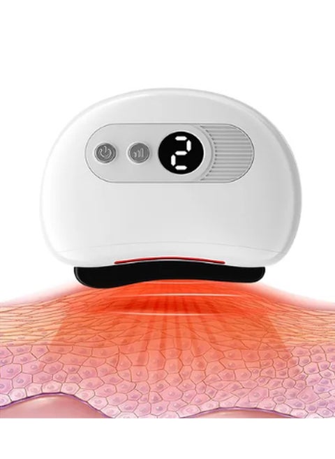 Face Lifting Body Therapy Electric Cupping Massager for Face Shoulder Back and Neck Body Muscle Relaxing and Relieve Wrinkles Scraping Massage Guasha Heat Bian Stone Gua Sha