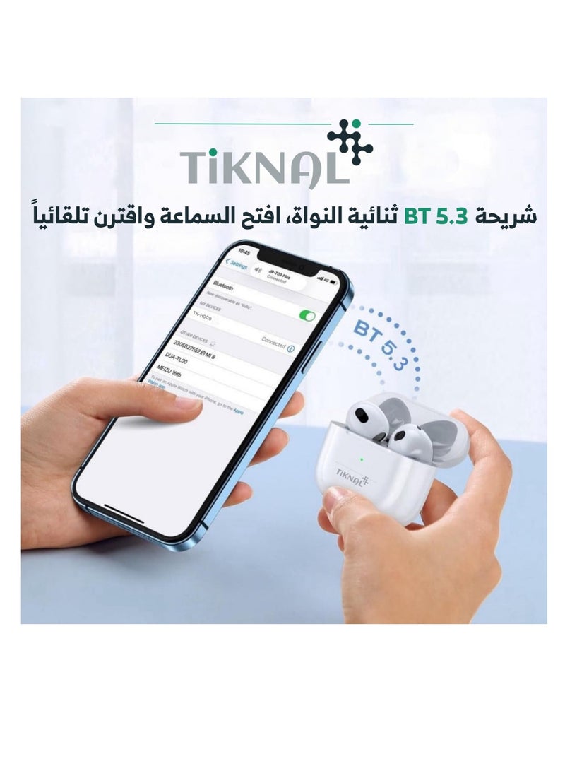 TIKNAL TIKNAL Pro 4 wireless earphones can be freely changed between two earphones.  - Image 5