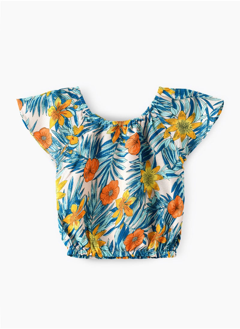 Jelliene Woven aop top  - Image 1