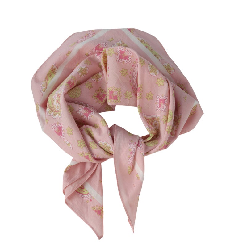 Custom Cotton Paisley Print Headscarf for Women, Thin, Supports Custom Logo - Image 5