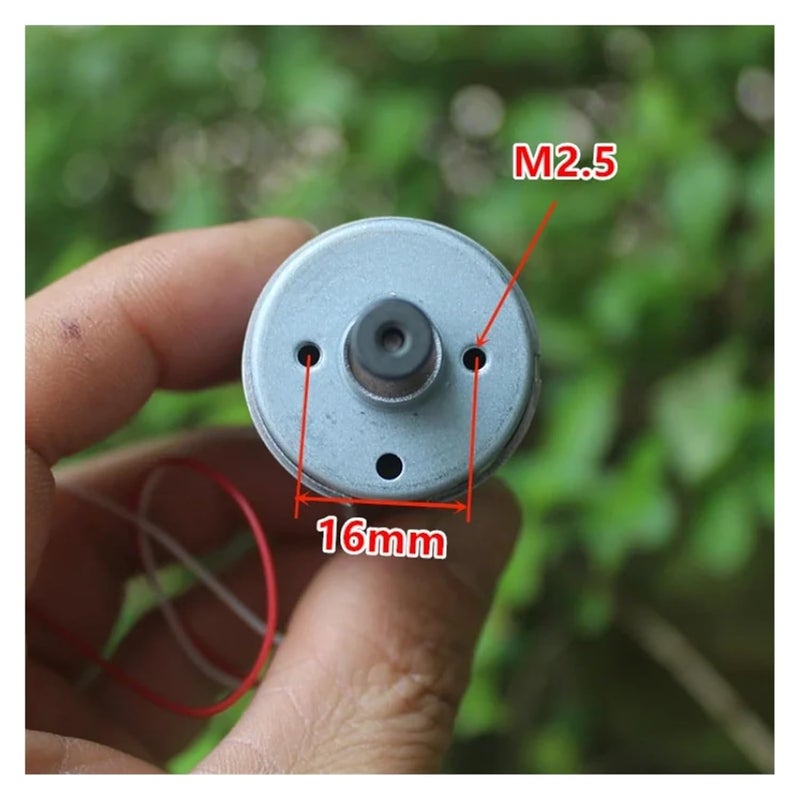 RS385PV12220R فرشاة كربونية لبادئ تشغيل إلكتروني 12 فولت 24 فولت 4850 دورة في الدقيقة عزم دوران كبير للأجهزة المنزلية والطابعات - Image 5