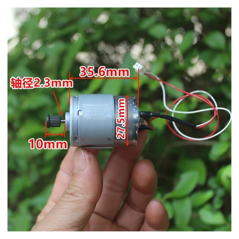 RS385PV12220R فرشاة كربونية لبادئ تشغيل إلكتروني 12 فولت 24 فولت 4850 دورة في الدقيقة عزم دوران كبير للأجهزة المنزلية والطابعات - Image 4