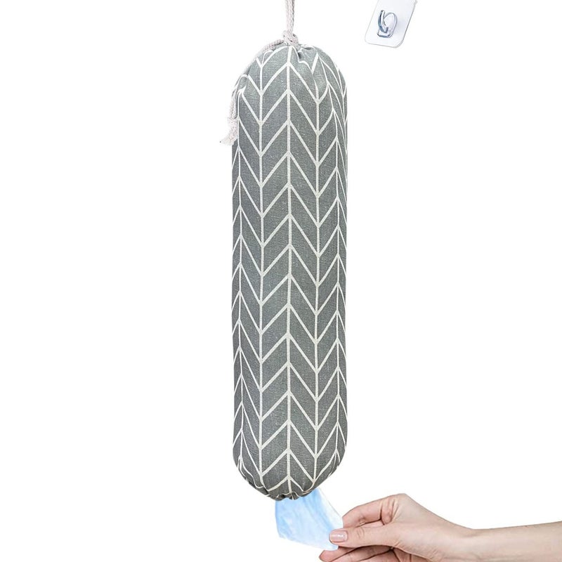 Kitchen Garbage Bag Storage Bag Washable Large Grocery Bag Wall Hanging Easy Extraction Plastic Bag Storage Hanging Bag - Image 1