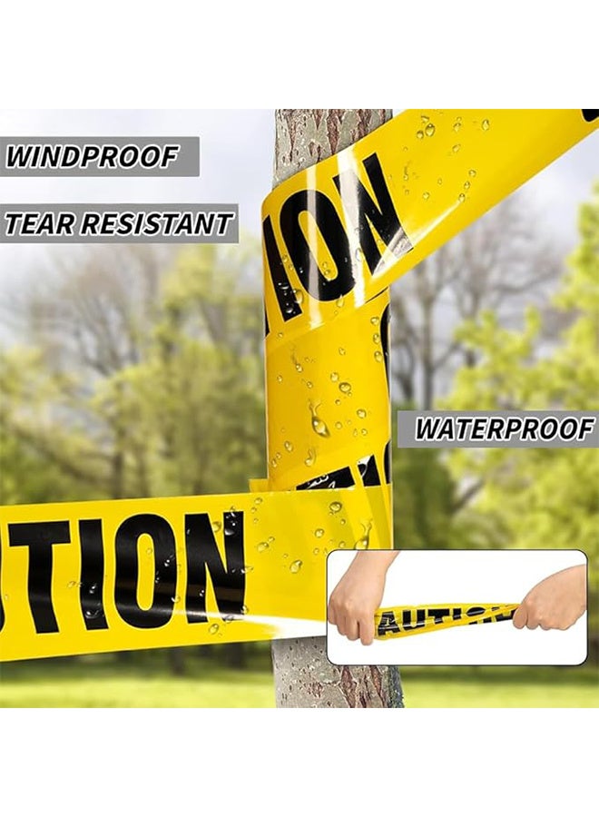 شريط تحذير الهالوين، شريط تحذير خطر أصفر لزينات الهالووين، شريط أمان مطبوع لمناطق الخطر في مكان العمل، ديكور DIY -4.8CM*25M - Image 3