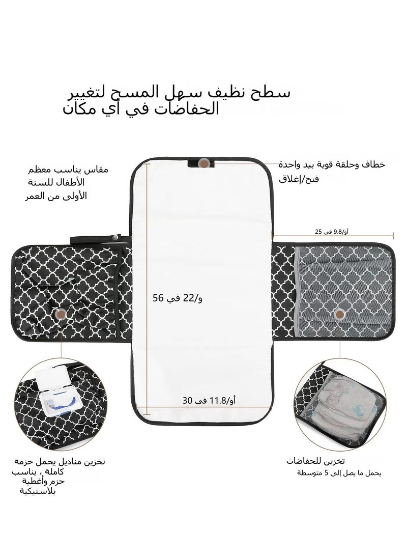 General Baby Changing Diaper Pads Mother and Baby Travel Portable Waterproof Diaper Pads Wet Wipes Bags Changing Bag Accessories  - Image 2