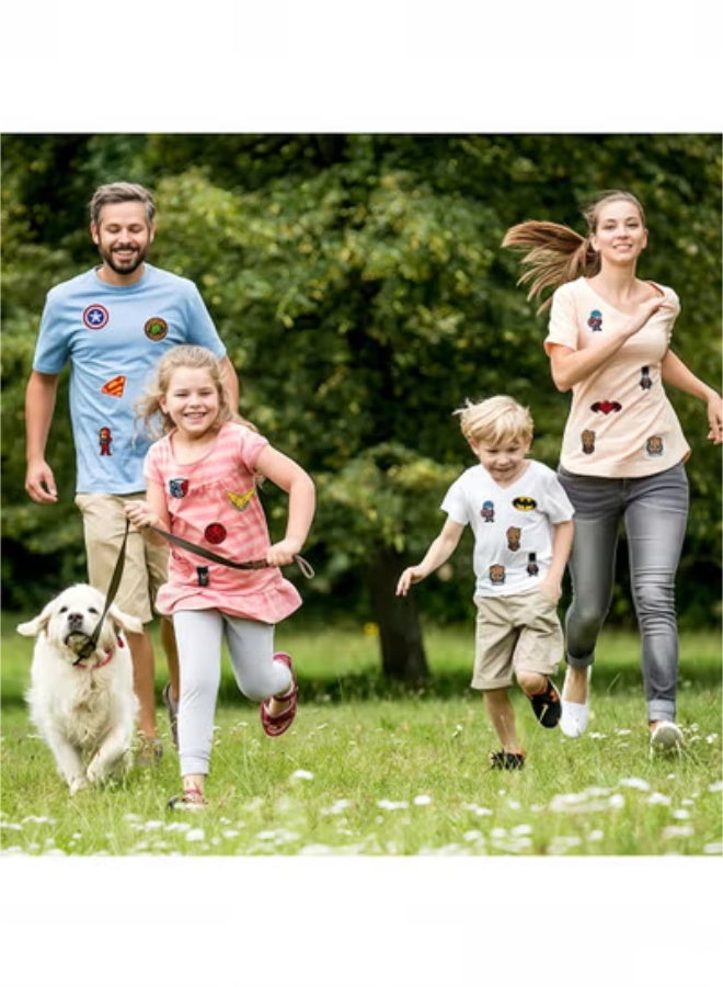 fantasize رقع ملصقة بالحديد، 20 قطعة من رقع ملصقة بالحديد، رقع كرتونية وأنمي، مجموعة تطريز، رقعة ملصقة بالحديد أو خياطة للأطفال، حرف يدوية، رقع لتزيين ملابس الأطفال والبالغين. - Image 5