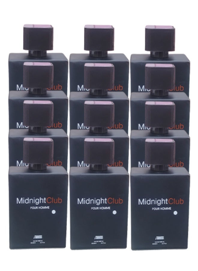 آي سينتس بريميوم 12 قطع عطر ميدنايت كلوب للرجال 100 مل - Image 1