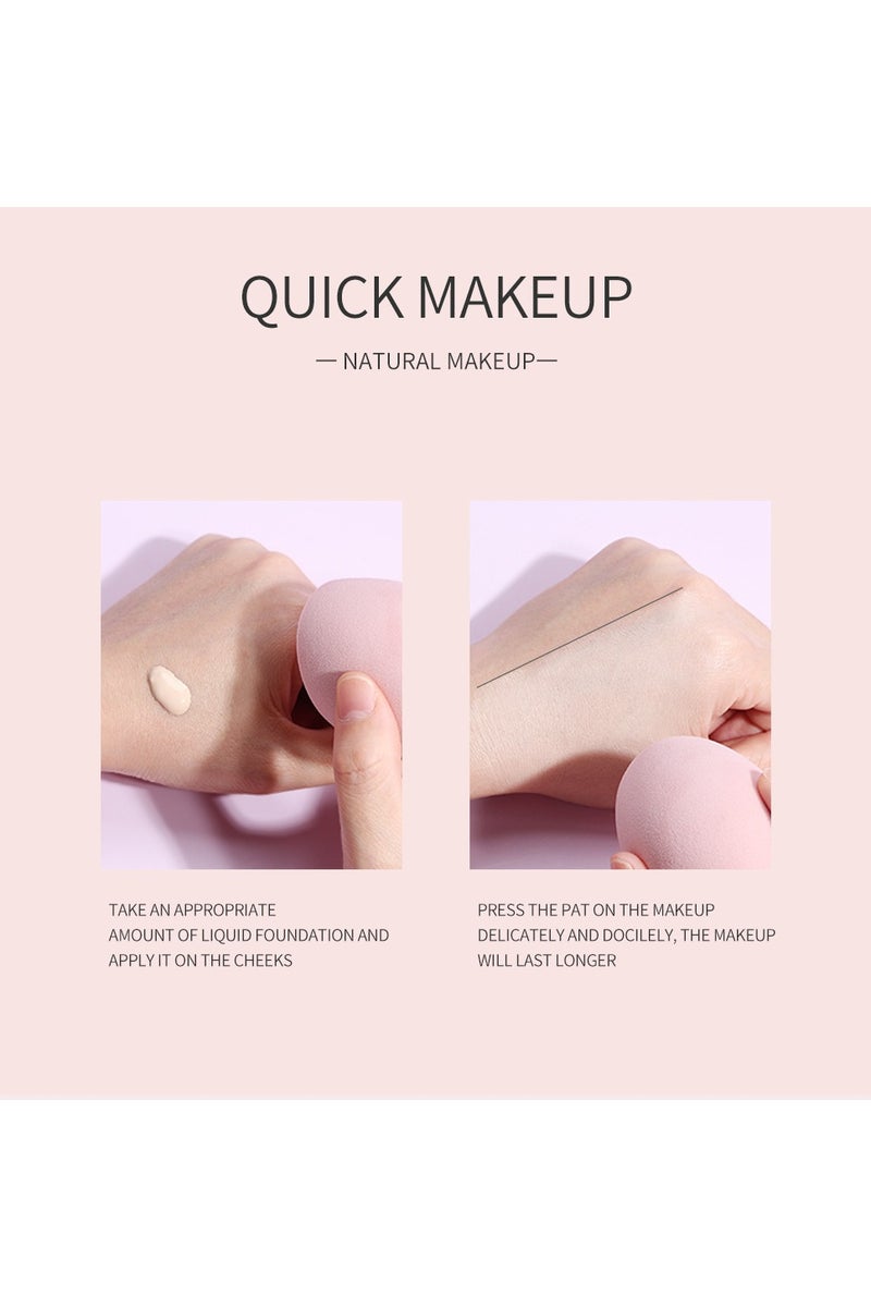 مانجي 4 عبوات من مسحوق نفخة بيض المكياج - Image 4