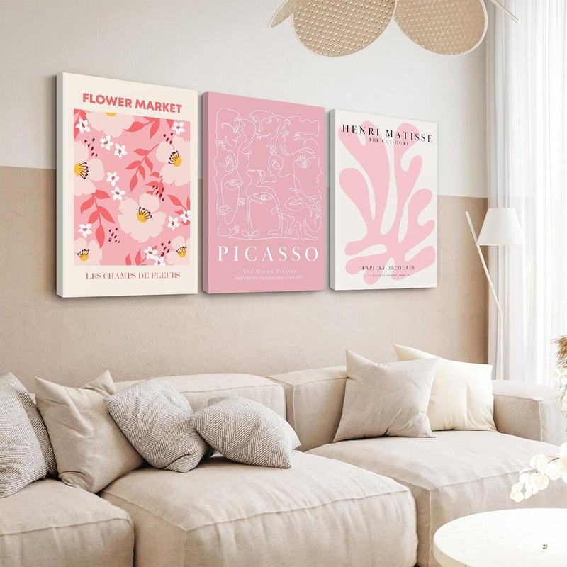 Youillne Set of 3 Framed Matisse and Picasso Wall Art - Image 5