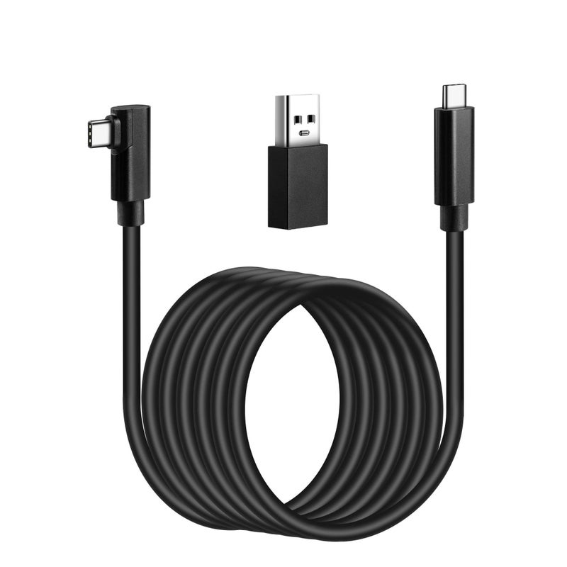Barakah Compatible for Oculus Quest 2 Link Cable 16FT, VR Headset Cable for Oculus Quest 2 / Quest 1, USB 3.2 Type C to C High Speed Data Transfer Charging Cord for Gaming PC & USB C Chargers - Image 1