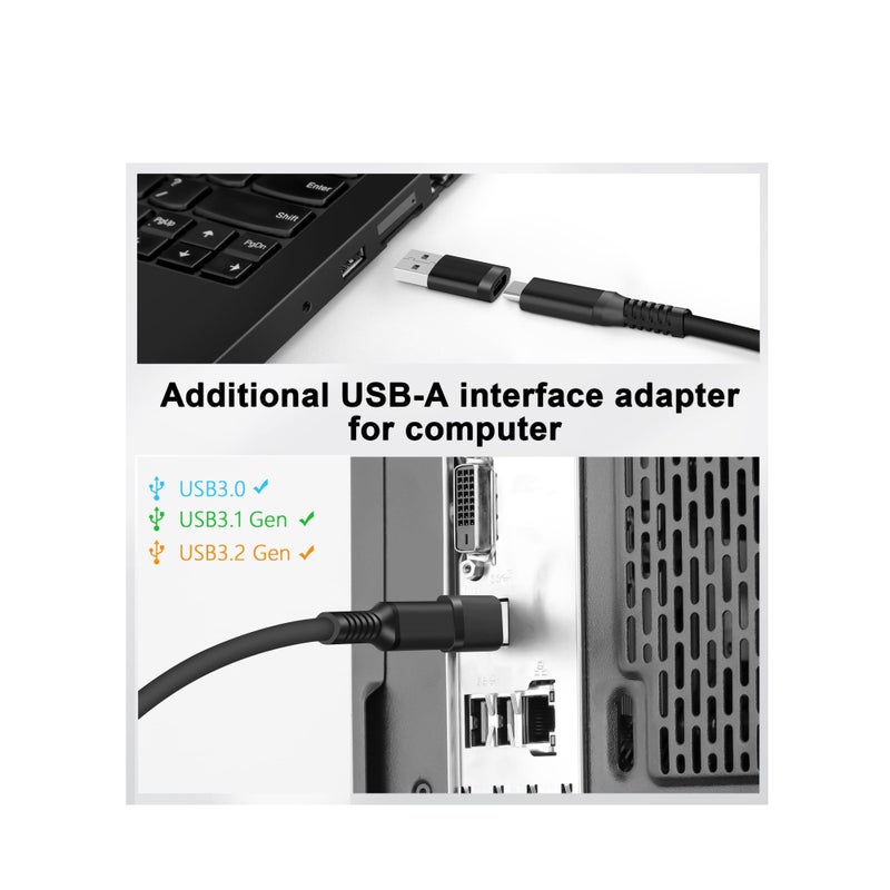 Barakah Compatible for Oculus Quest 2 Link Cable 16FT, VR Headset Cable for Oculus Quest 2 / Quest 1, USB 3.2 Type C to C High Speed Data Transfer Charging Cord for Gaming PC & USB C Chargers - Image 4