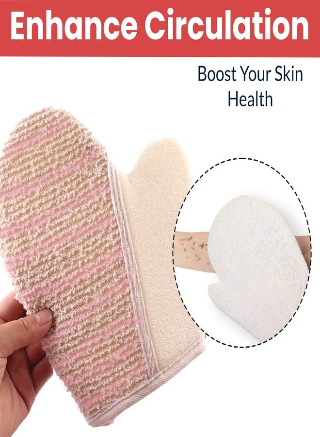 TEMPERIA (1pc) Exfoliating Gloves for Dead Skin - Premium, Ergonomic Design Exfoliator Scrub - Body Scrubber for Bathing, Bath & Shower for Women & Men (Random Colors) (MN01) - Image 5