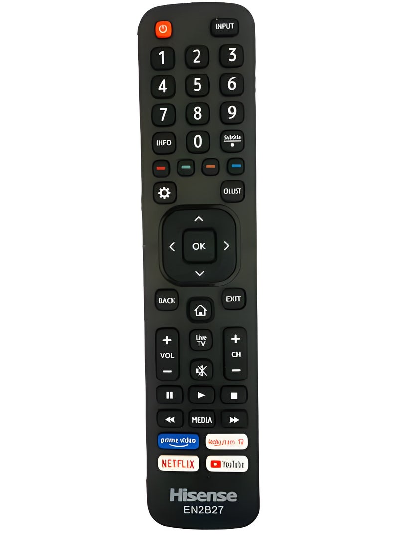 ريبنيو ريموت جهاز تحكم عن بعد بديل لتلفزيونات هايسنس، EN2B27 - Image 1