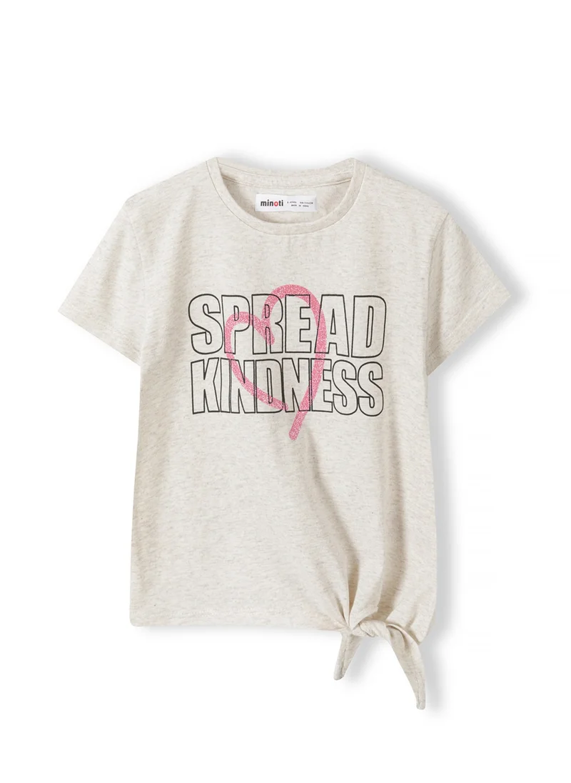 MINOTI Kids Tie Front T-Shirt