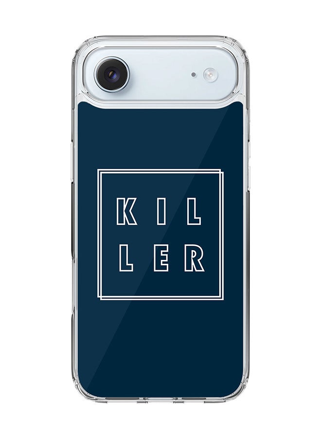 Stylizedd Classic Clear MagSafe Case for iPhone 17 Air , Hybrid Soft Case Flexible Edges Anti Drop TPU PC Gel Thin Transparent Cover [ Designed for iPhone 17 Air ] - Killer Outline