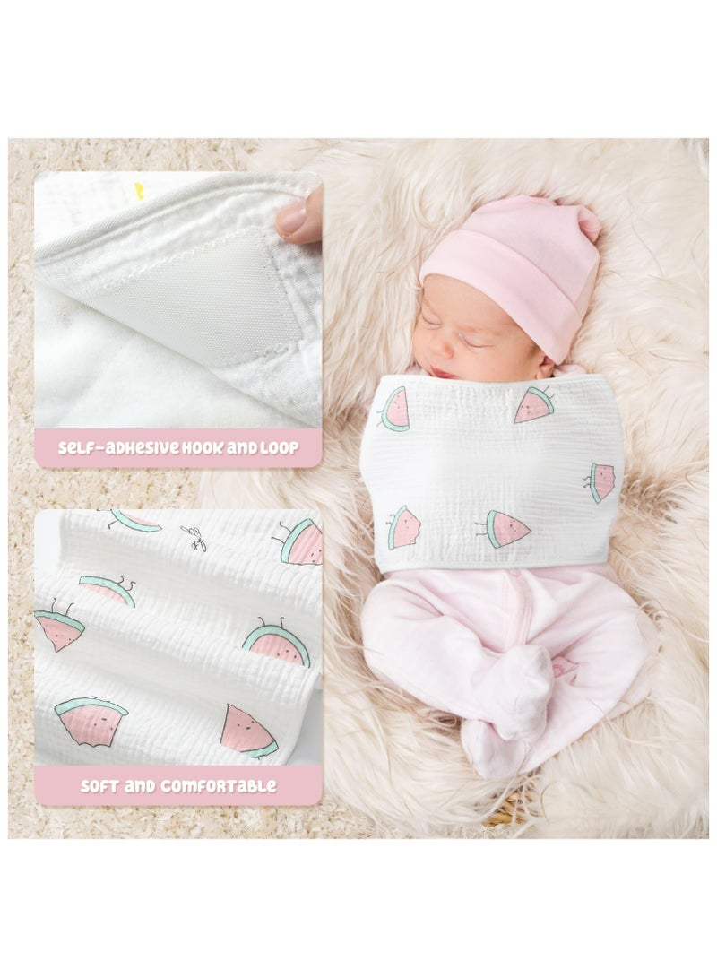 CMGTYYD 6 Pcs Newborn Snuggle Strap Adjustable Arms Swaddle Band Baby Belly Band Arms Safe Swaddle Sleep Wrap Blanket for Newborn Infant Boy Girls - Image 3