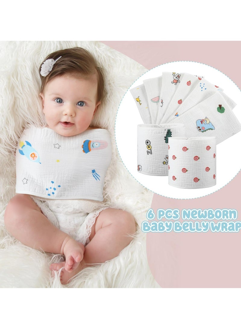 CMGTYYD 6 Pcs Newborn Snuggle Strap Adjustable Arms Swaddle Band Baby Belly Band Arms Safe Swaddle Sleep Wrap Blanket for Newborn Infant Boy Girls - Image 4