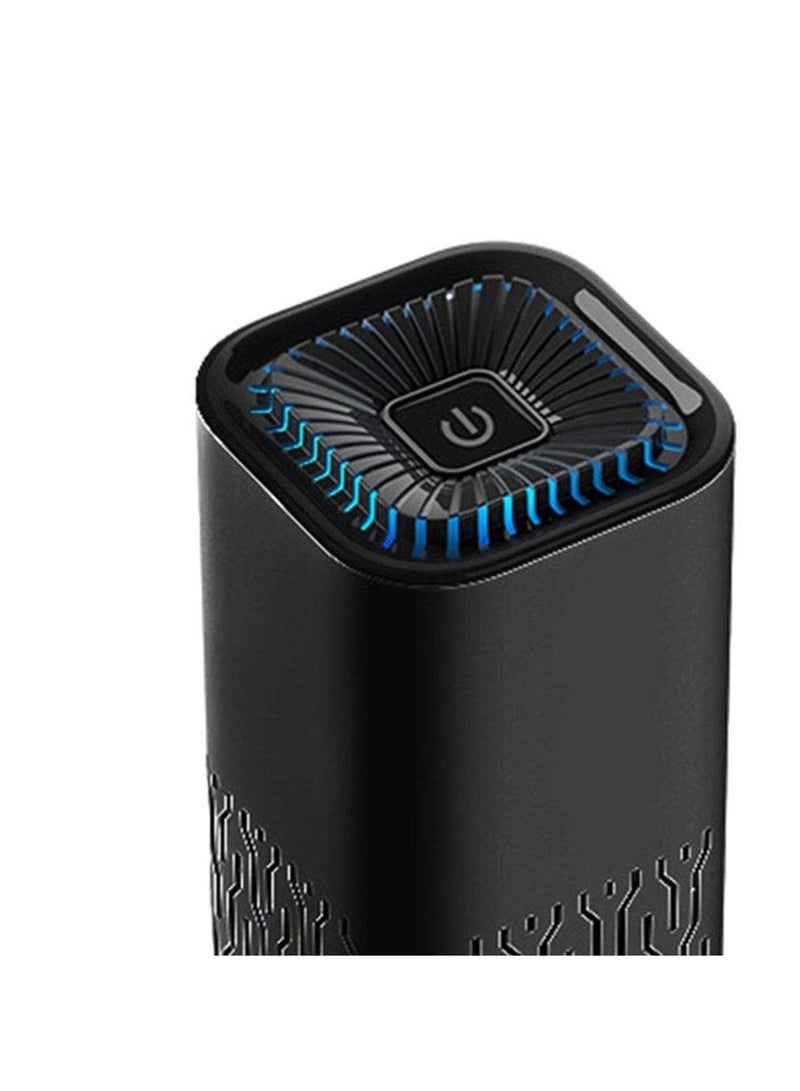 AROAQ Air Ionizer Purifier for Car Dashboard Bedroom and Bathroom Black - Image 3