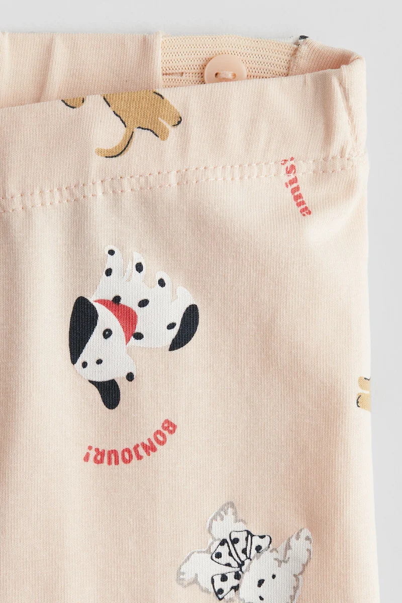 H&M Printed cotton leggings