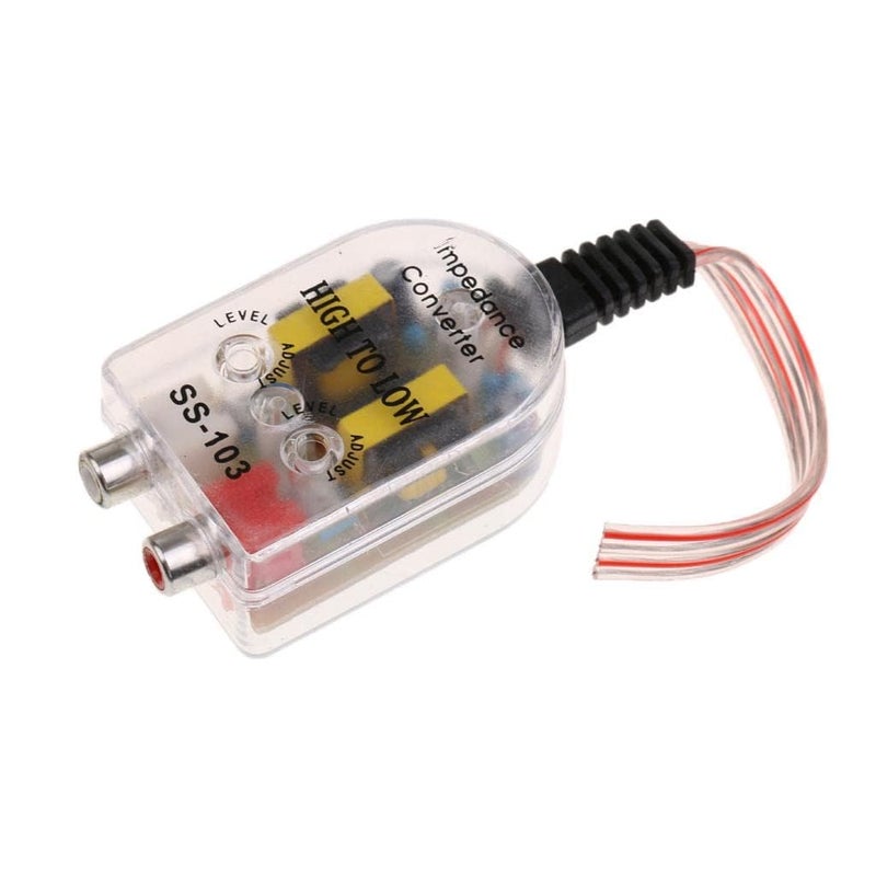 VRCT محول خط RCA قابل للتعديل من مقاومة منخفضة إلى عالية لمكبر الصوت في السيارة أو المنزل - Image 3