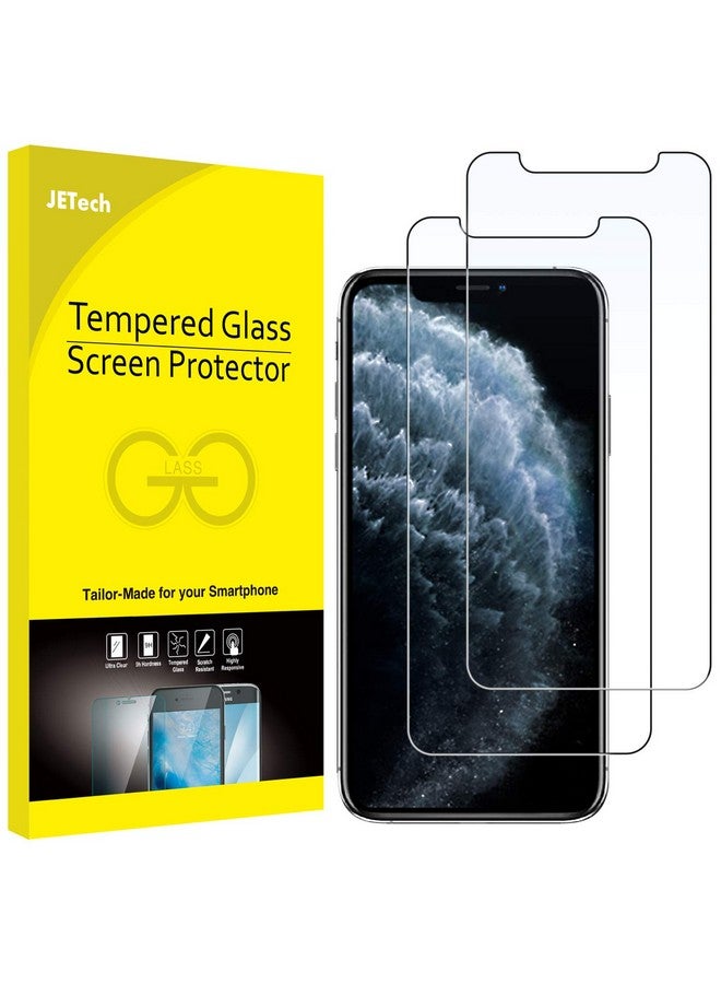 Jetech Screen Protector For Iphone 11 Pro Iphone Xs And Iphone X 5.8 Inch Tempered Glass Film 2 Pack - Image 1