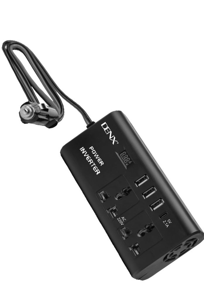 دينكس محول الطاقة الذكي DENX DX136 بقدرة 300 واط وتحويل DC إلى AC بكفاءة - Image 1