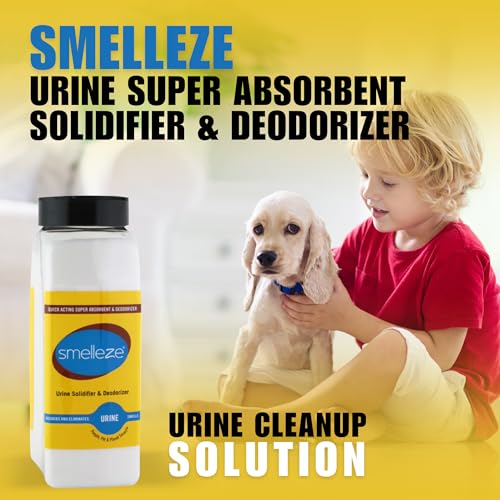 SMELLEZE Urine Absorbent Powder & Poo Gel | Odor Eliminator for Strong Odor | Solidifier & Deodorizer for Portable Toilets, Urinals, Pet Potty, Bedside Commodes| Absorbs Liquids in Minutes | 2 lb. - Image 2
