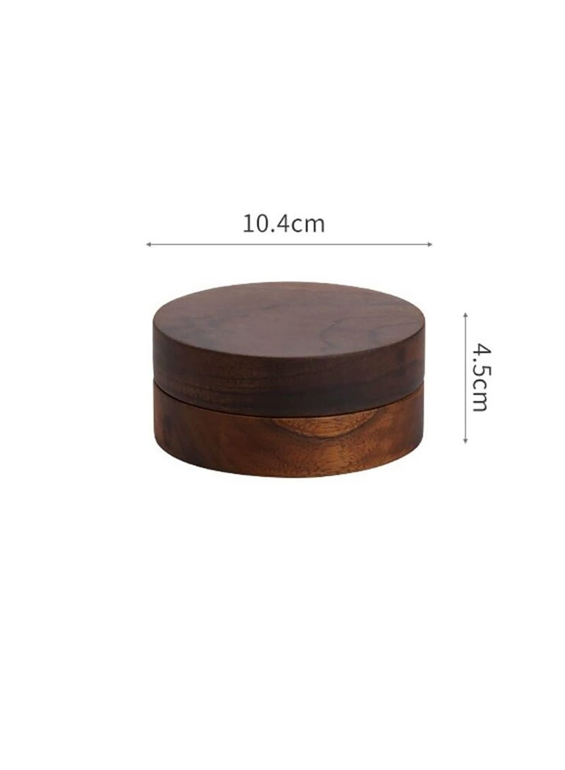 CMGTYYD 3 Slot Portable Ashtray - Wooden Ashtray With Lid For Smokers,Stainless Steel Liner Ash Tray,Windproof Durable Ashtray For Smoking Outdoors Indoors Home Office Decoration - Image 2