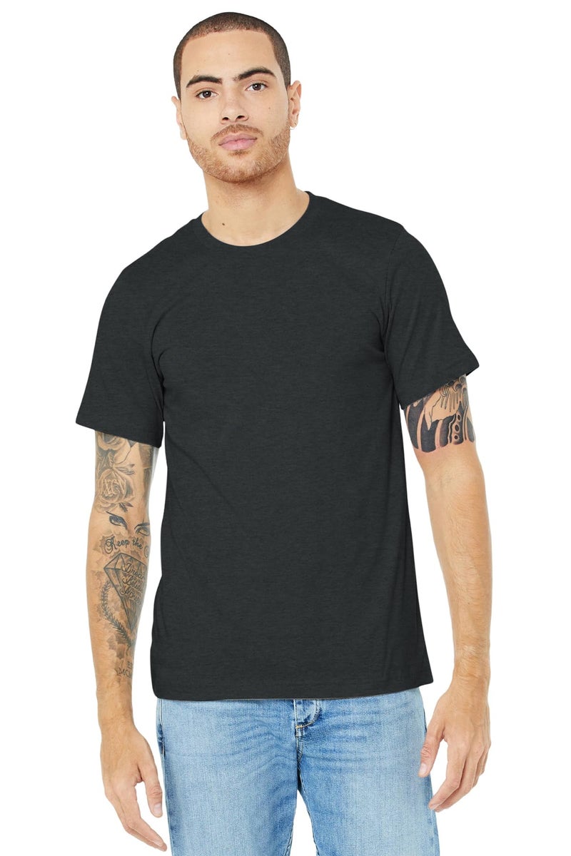 Bella Canvas Adults Unisex Heather CVC T-Shirt (XL) (Dark Gray Heather)