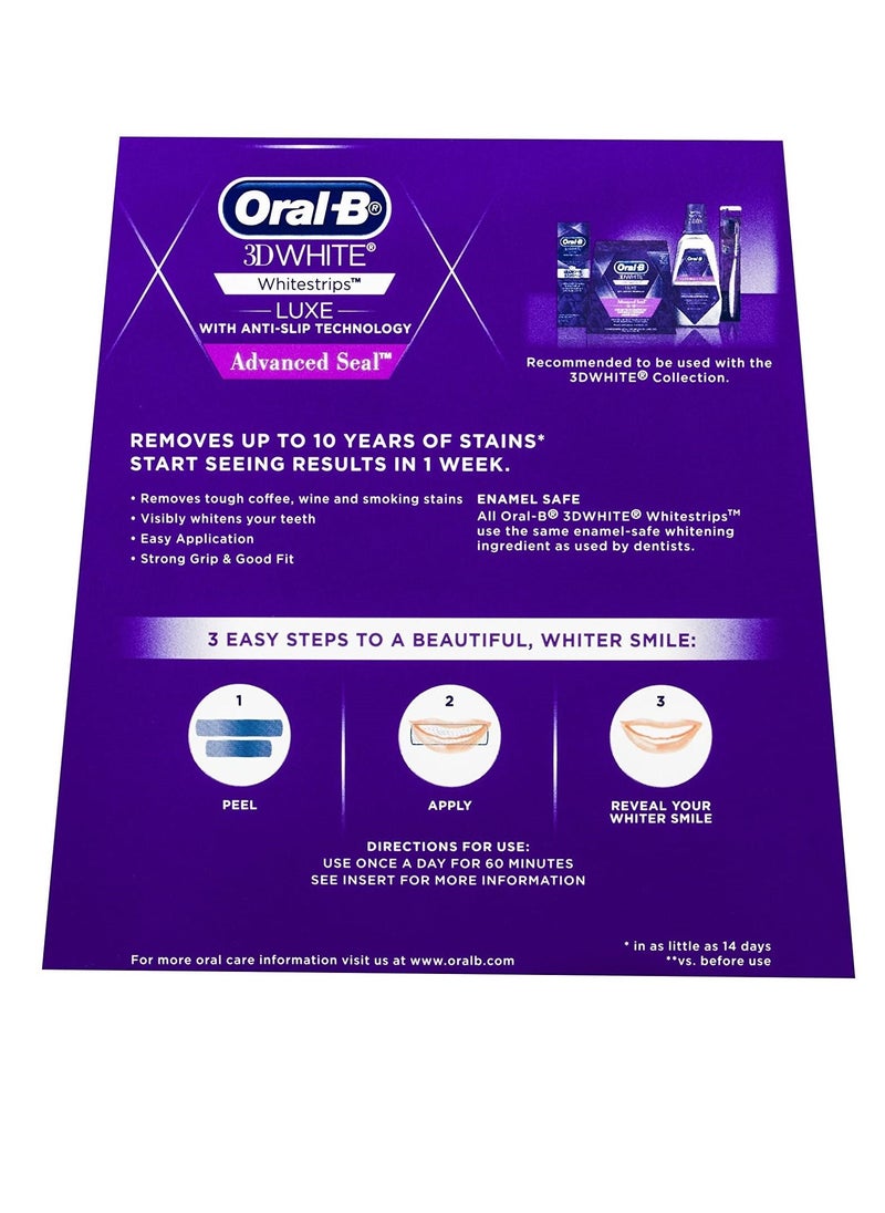 Oral-B - Oral B 3d White Luxe Advance Seal 14 Whitening Treatments Crest - Image 1