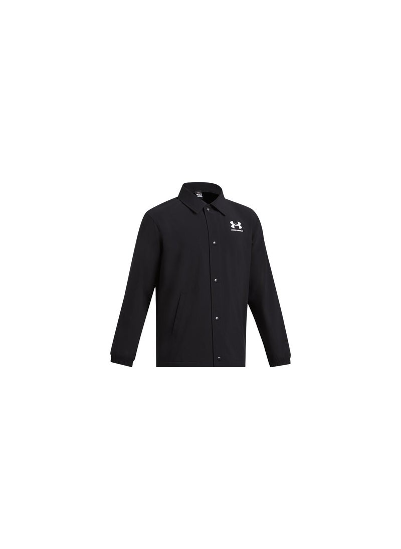 UNDER ARMOUR Boys' Icon Woven Coach Jacket - Image 3