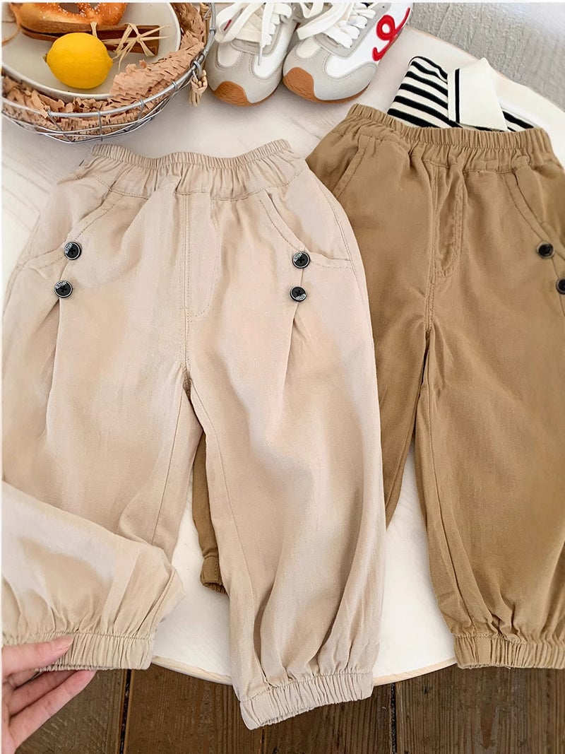 7902 Boys Summer Pants Anti-Mosquito Pants Small And Medium-Sized Children Summer Thin Casual Pants Boys Trendy Trousers - Image 3