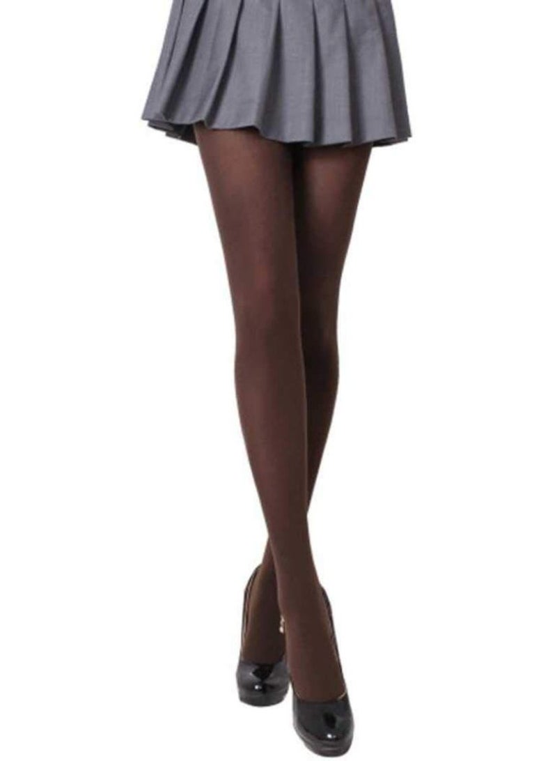 Glamroot Women's High Waist Pantyhose Sheer Tights Stockings, Black  - Image 2
