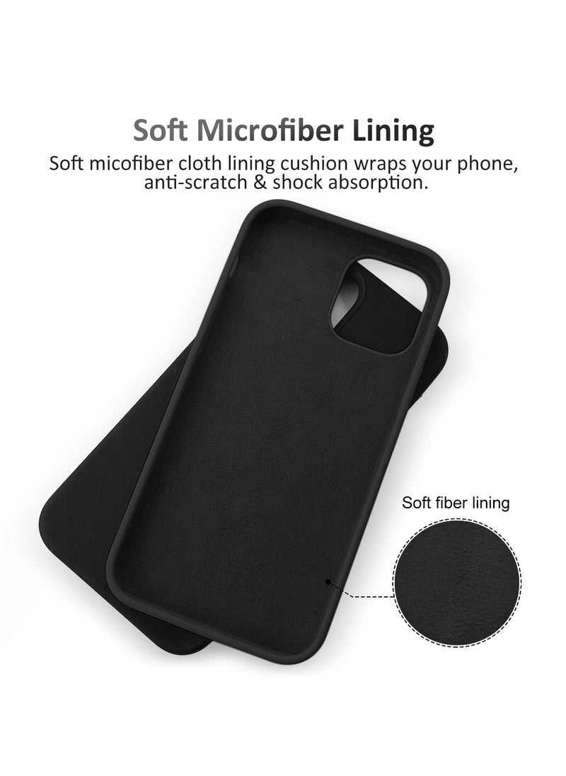 PRIMEEIGHT - iPhone 15 Case 6.1 inch Shockproof Curved Edges apple iphone 15 case Anti Scratch iphone 15 protective case BLACK - Image 1