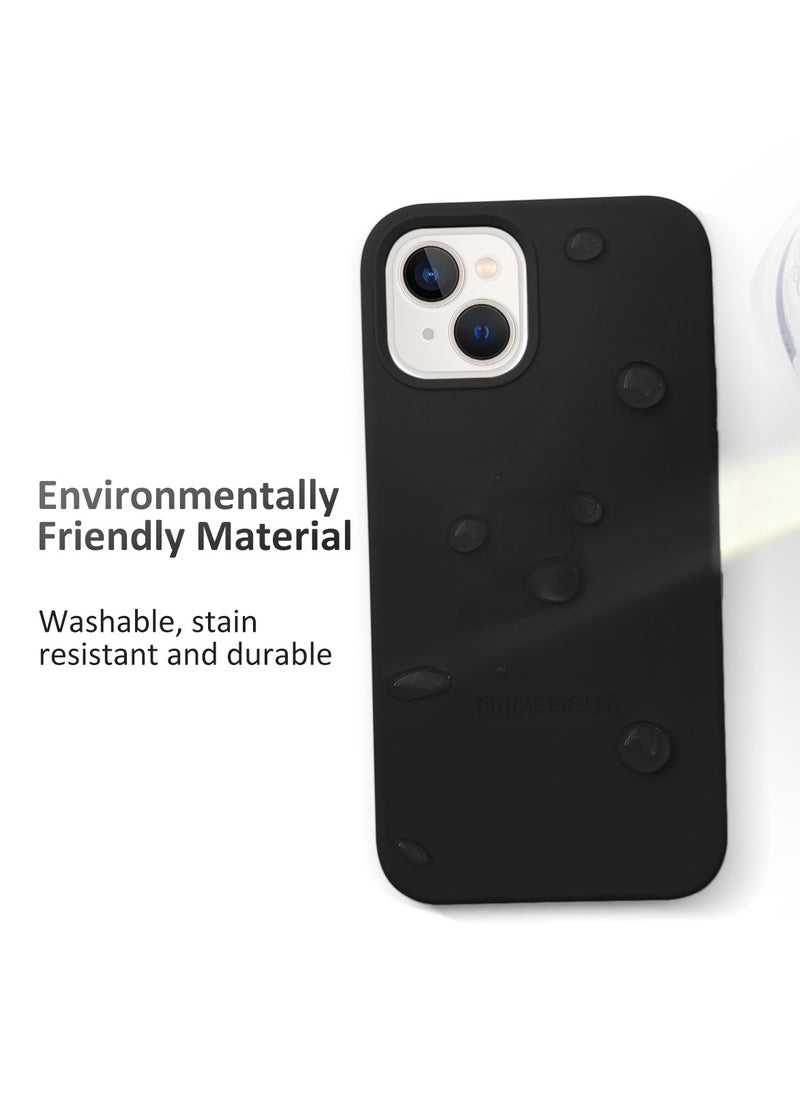 PRIMEEIGHT - iPhone 15 Case 6.1 inch Shockproof Curved Edges apple iphone 15 case Anti Scratch iphone 15 protective case BLACK - Image 1