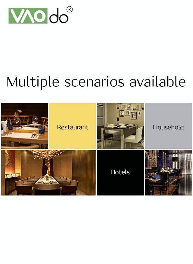 VAOdo - 6 Pieces Placemat High-quality PVC Material Heat Insulation Anti-oil Not Easy to Mold Suitable for Home Use Hotel Restaurant Cafe Etc Beige 45x30 cm - Image 1