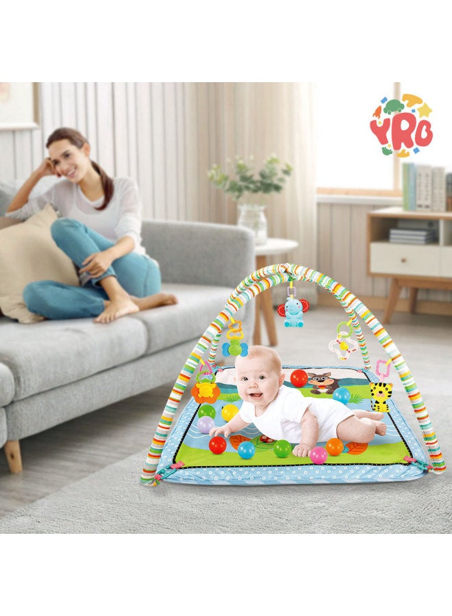 New Baby Fitness Rack Crawling Mat Integral Cloth Boy Girl With Hanging Pieces Home Climbing Mat Game Mat - Image 3