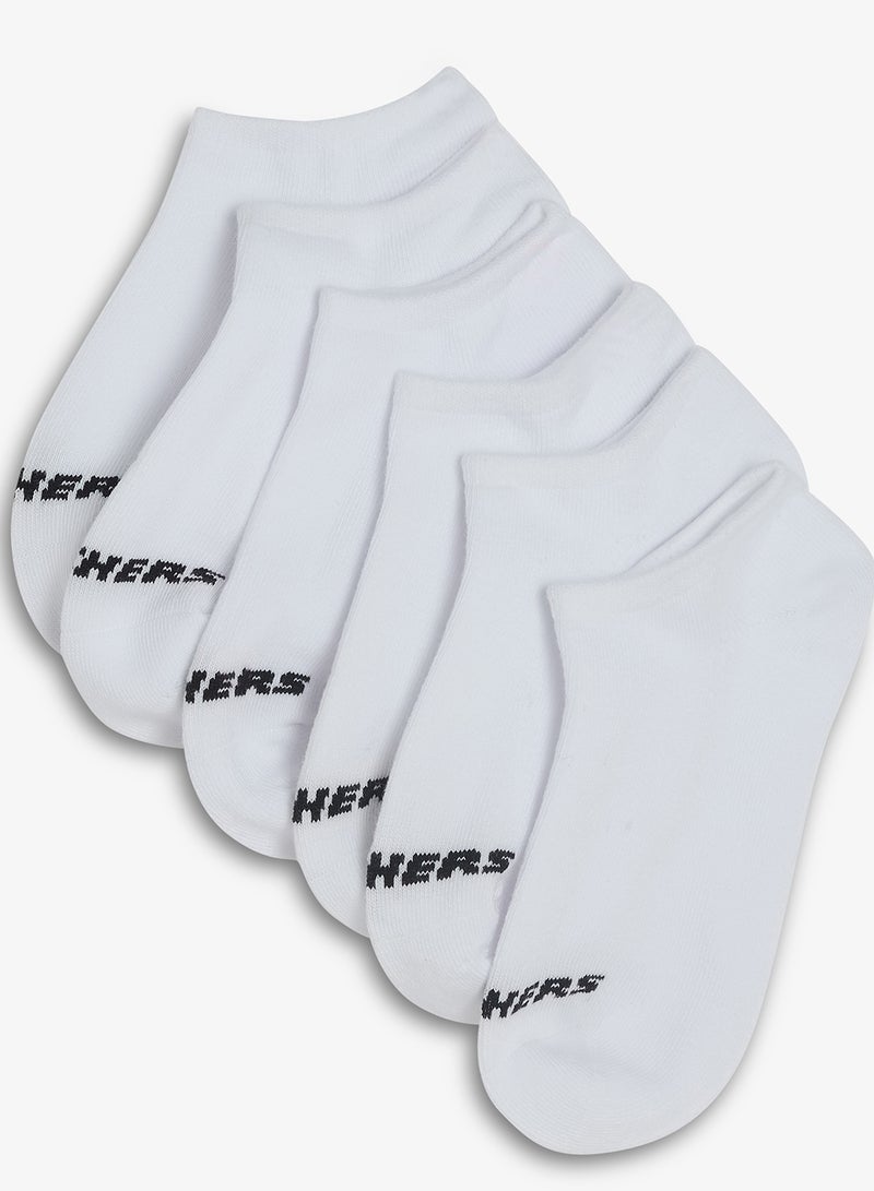 SKECHERS Kids 6 Pack Non Terry Socks - Image 3