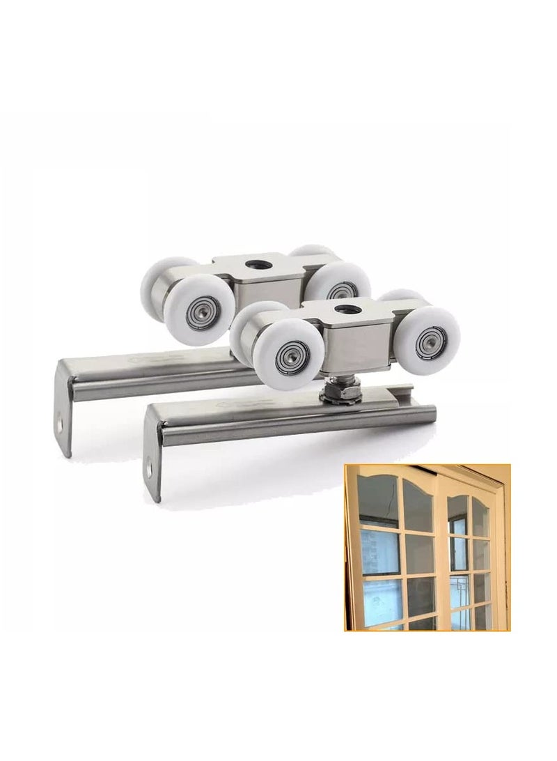 KNP KNP Steel Roller Window Sliding Wheel (38mm) is a durable and smooth-rolling component designed for window, door, and cabinet sliding systems. - Image 1