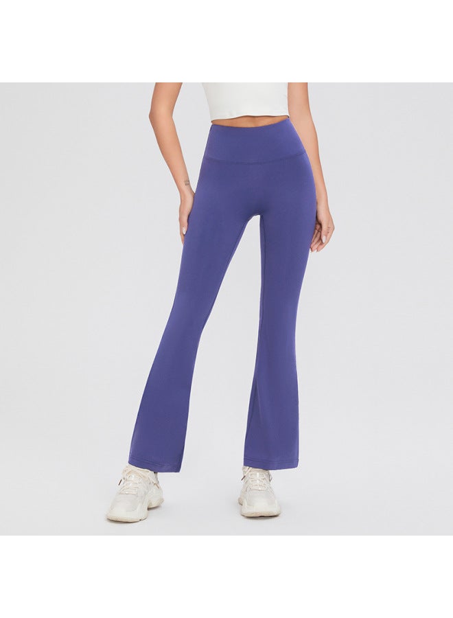 High-elastic Flared Yoga Pants, High-waisted, Tummy Control, Slimming Lifting, Height-enhancing, Casual, Quick-drying Shark Pants, Leg-lengthening