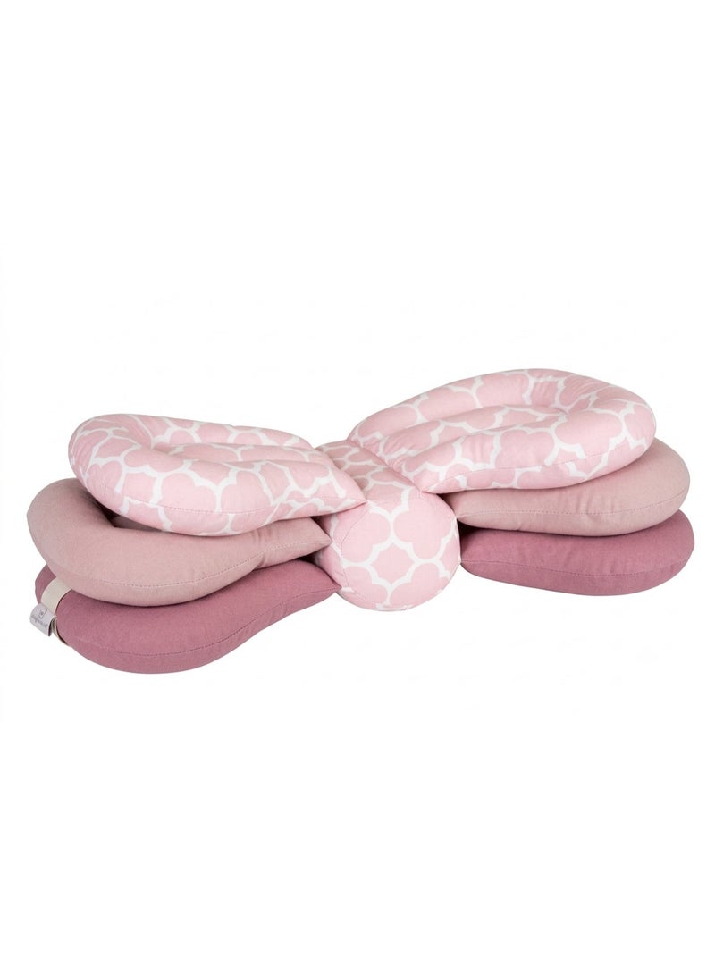 ibaby A nursing pillow with soft fabrics gentle on your baby's skin. Multi-layered nursing pillow to help prevent acid reflux, support tummy time after feeding, or allow comfortable back-sleeping in a position that ensures total comfort for both mother and baby during nursing. - Image 4