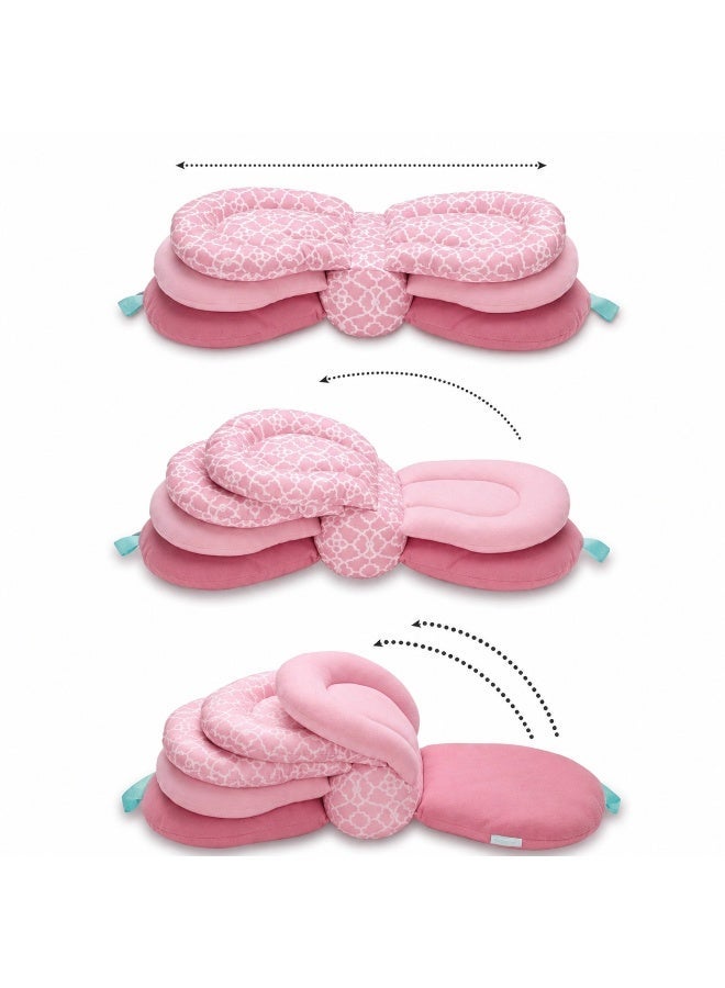 ibaby A nursing pillow with soft fabrics gentle on your baby's skin. Multi-layered nursing pillow to help prevent acid reflux, support tummy time after feeding, or allow comfortable back-sleeping in a position that ensures total comfort for both mother and baby during nursing. - Image 3