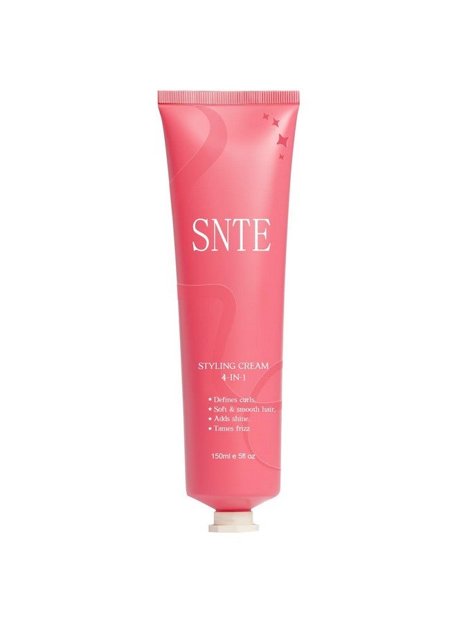 Samnyte Styling Cream, 4-In-1 Hair Styling Cream For Flyaways, Add Shine Slick Back Hair Products, Non-Greasy Hair Smoothing Cream, No White Flakes Curl Cream, No Chemical Flavors Fly Away Hair Tamer - Image 1