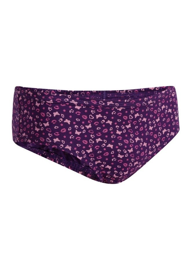 JOCKEY - Jockey Girls cotton Panties (Pack of 3) (SG01_Print_8_Print_Multicolor_7 Years - 8 Years) - Image 1