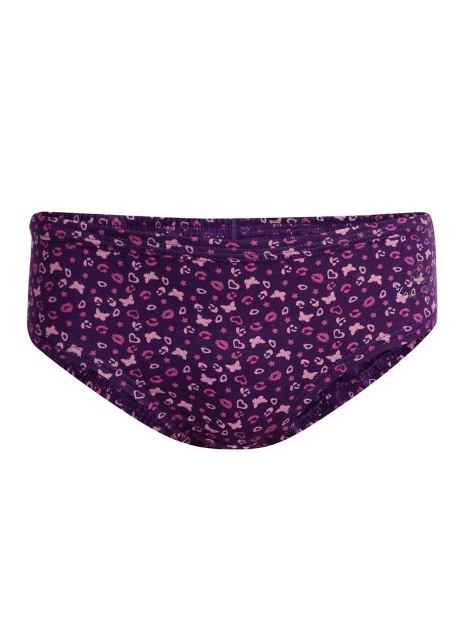 JOCKEY - Jockey Girls cotton Panties (Pack of 3) (SG01_Print_8_Print_Multicolor_7 Years - 8 Years) - Image 1