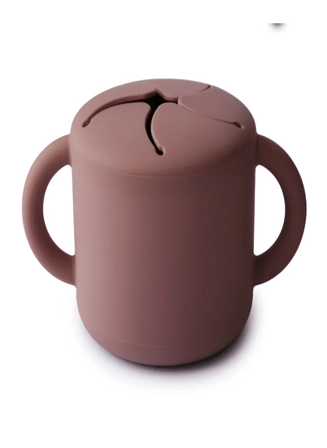 mushie Silicone Snack Cup Woodchuck