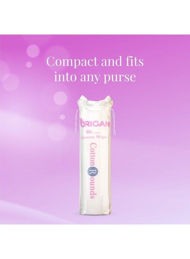 ORIGAMI Cotton Pads - 80 Rounds (Pack of 3) ; Made of 100% Pure Ultra Soft Cotton, for Make up and Toner application - Image 5