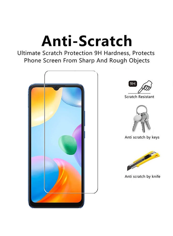 O Ozone Tempered Glass Screen Protector Compatible for Redmi 10C 2 Per Pack Full Coverage 9H Hardness Anti-Scratch Case Friendly Screen Guard - Image 4